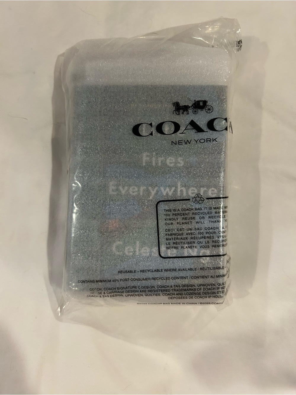 Coach Book Bag Charm—Little Fires Everywhere—NWT - Picture 5 of 7